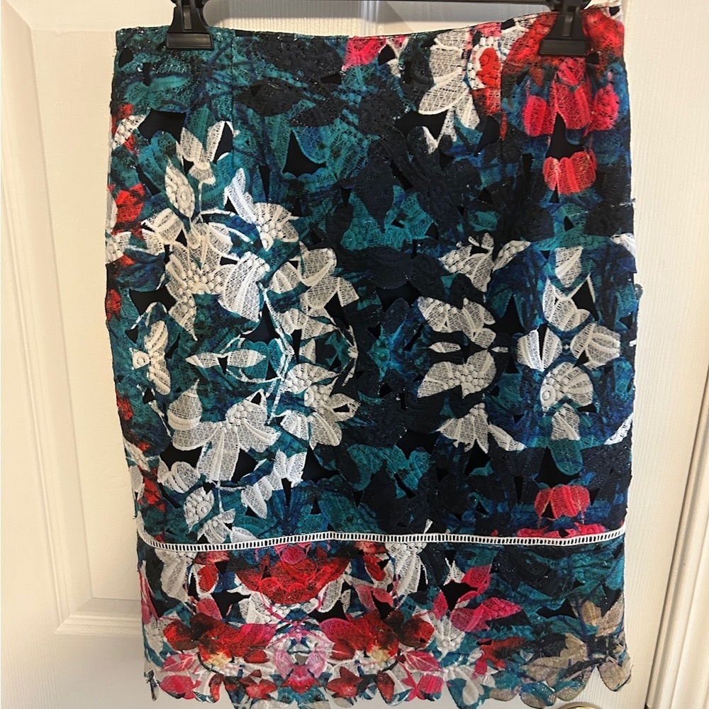 ANTONIO MELANI Multicolor Floral Pencil Skirt